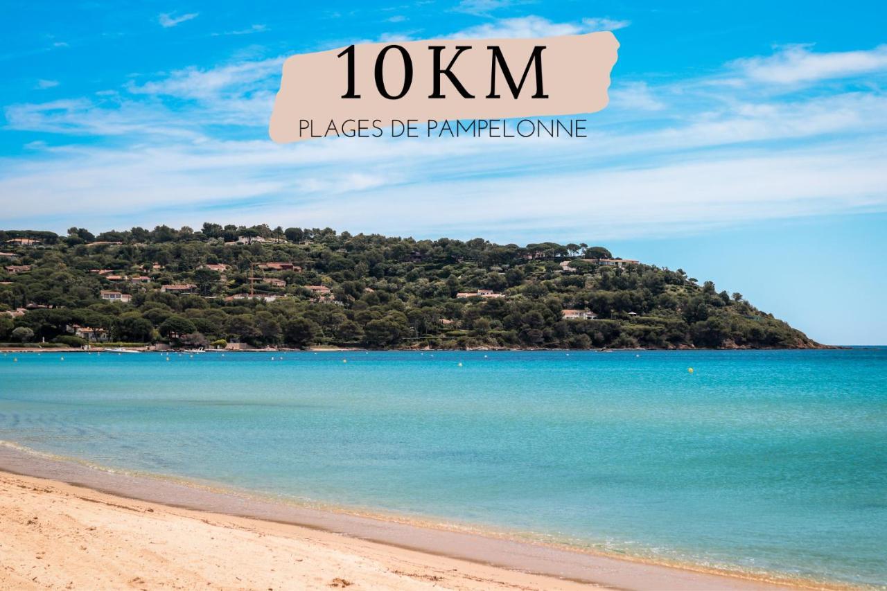 Le Ptit Olivier Piscine - Plage Gassin Eksteriør billede