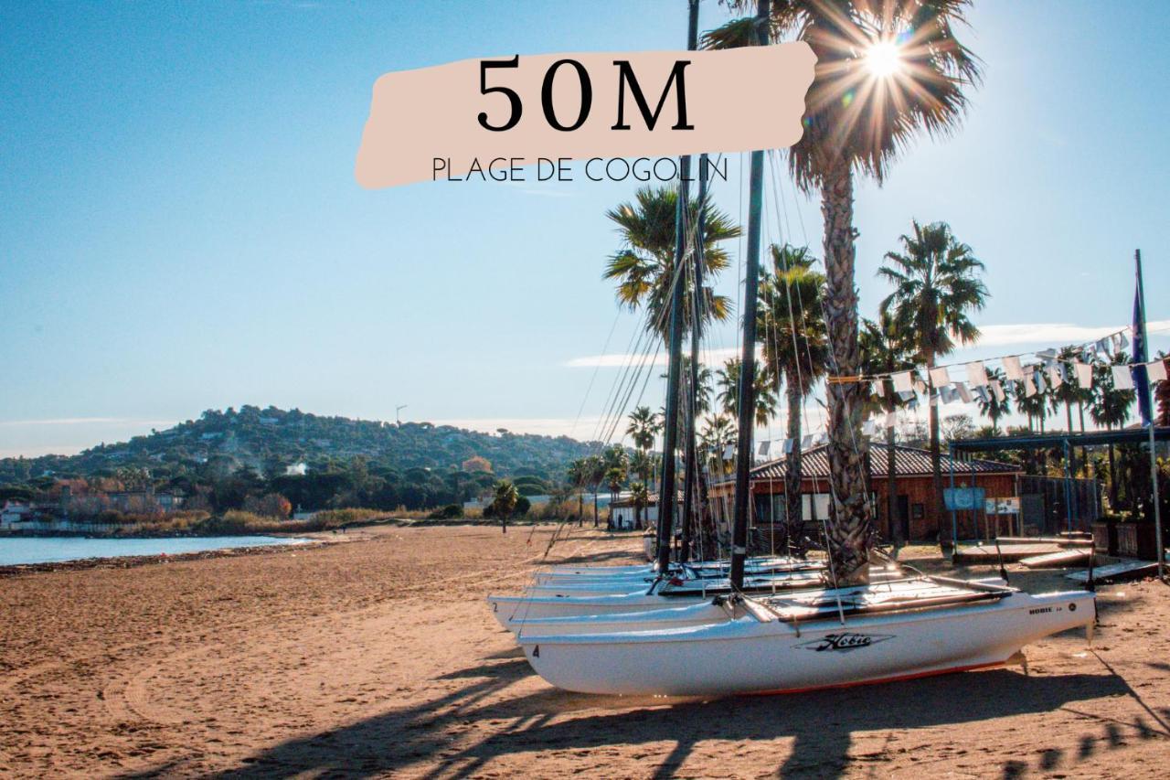 Le Ptit Olivier Piscine - Plage Gassin Eksteriør billede